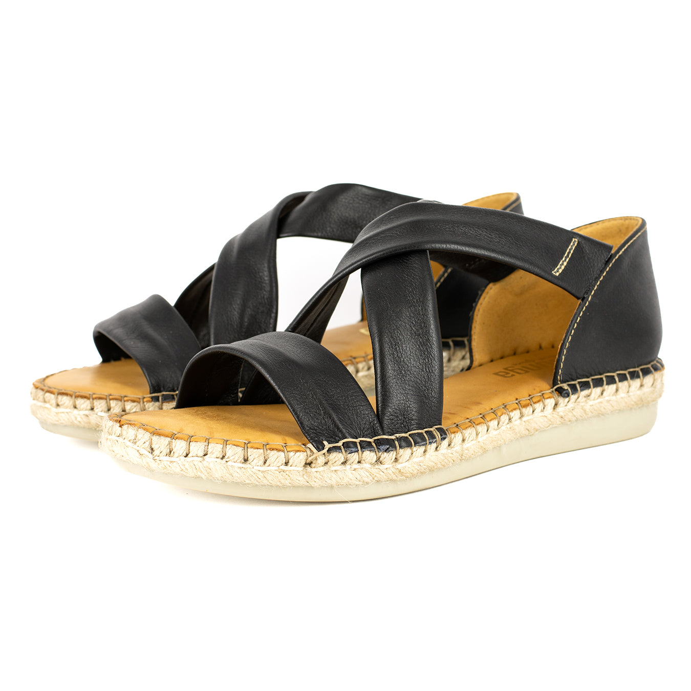 Leather hot sale espadrille sandals