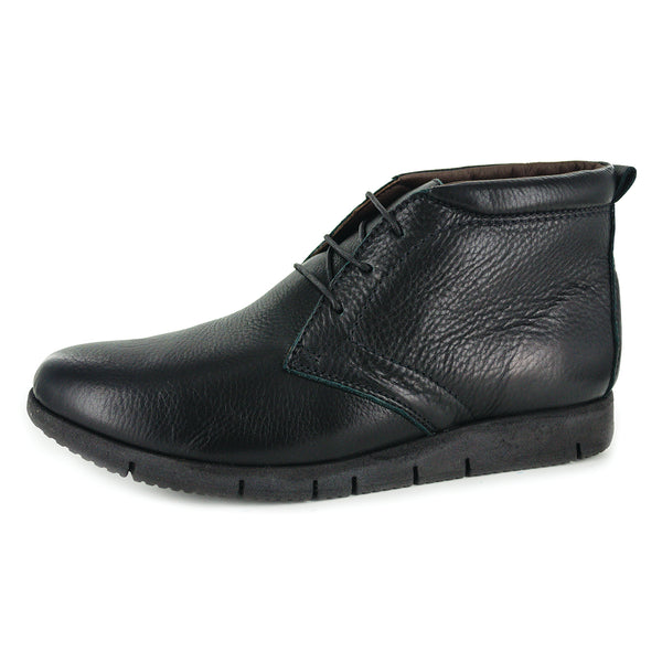 Online Exclusive Outlet Balungana : Ladies Leather Ankle Boot in Black Vintage
