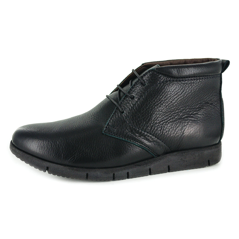 Online Exclusive Outlet Balungana : Ladies Leather Ankle Boot in Black Vintage