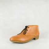 Online Exclusive Outlet Sizayo : Ladies Leather Pixie Boot in Hazel Relaxa