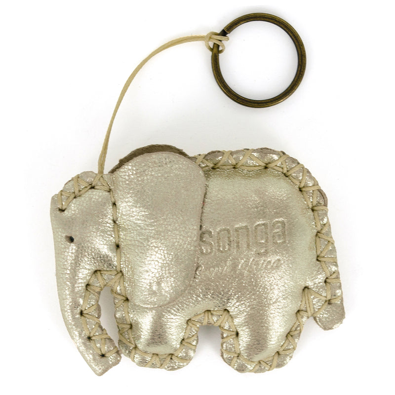 Elephant Key Ring in Assorted Leathers