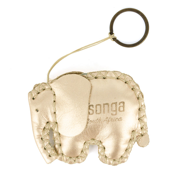 Elephant Key Ring in Assorted Leathers