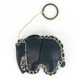 Elephant Key Ring in Assorted Leathers