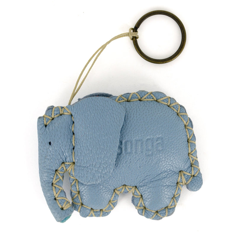 Elephant Key Ring in Assorted Leathers