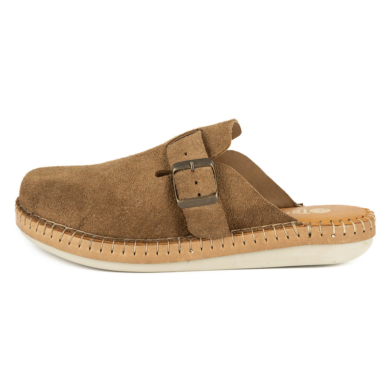 Vukeya : Ladies Leather Slip-on in Donkey Madrid