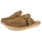 Vukeya : Ladies Leather Slip-on in Donkey Madrid