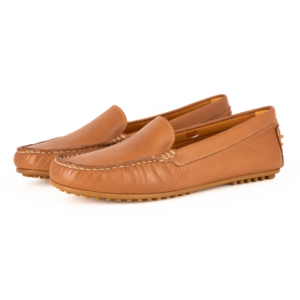 Ladies sale tan moccasins