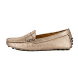 Jozini : Ladies Leather Moccasin In Sabbia Galaxy