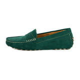 Jozini : Ladies Leather Moccasin In Pine Velutto