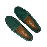 Jozini : Ladies Leather Moccasin In Pine Velutto