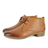 Sizayo : Ladies Leather Pixie Boot in Hazel Relaxa