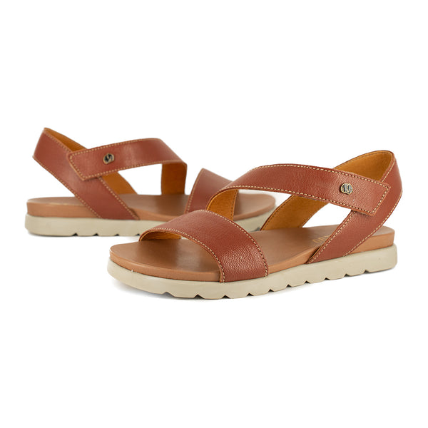 Otavi : Ladies Leather Sandal in Suede Cayak