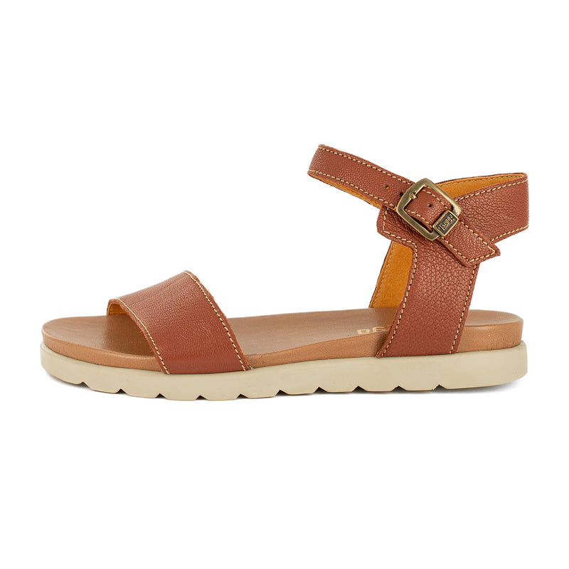 Shebelle : Ladies Leather Sandal in Suede Cayak