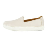 Samavaka : Ladies Leather Shoe in Cream Cayak