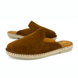 Ukubasa : Ladies Leather Slip-on Espadrille in Donkey Velutto