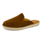 Ukubasa : Ladies Leather Slip-on Espadrille in Donkey Velutto