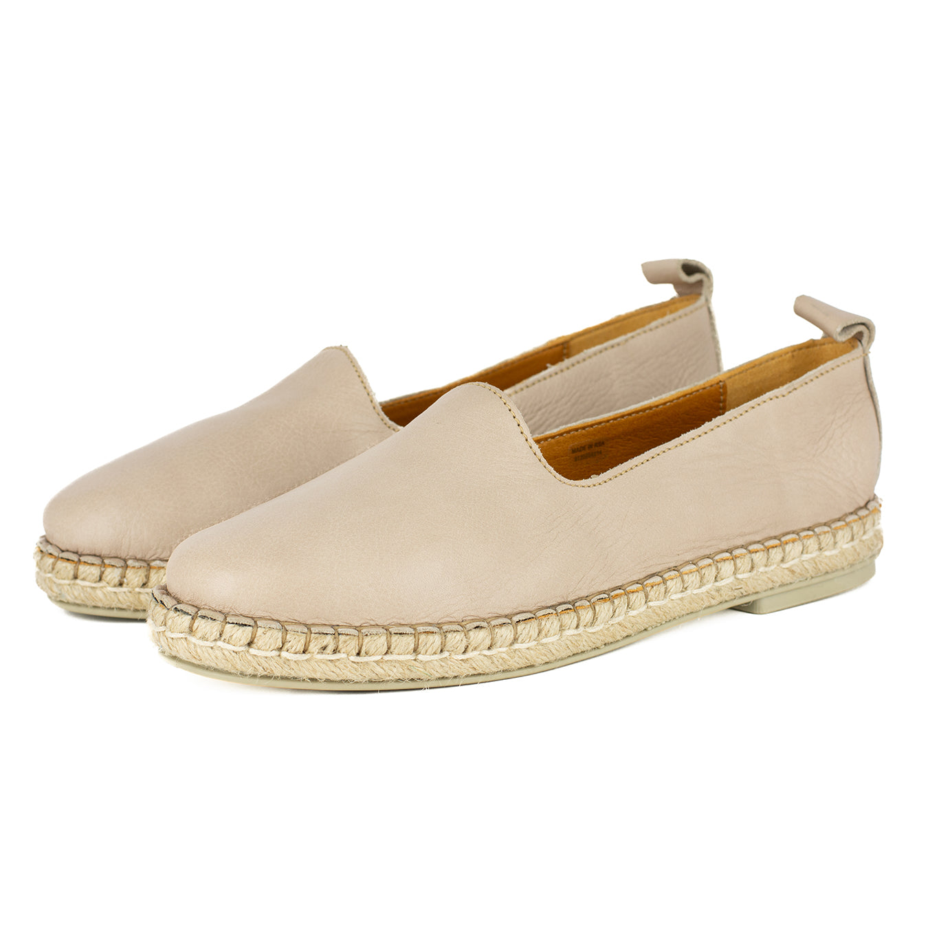 Indzima : Ladies Leather Espadrille Shoe in Gravel Vintage – Tsonga