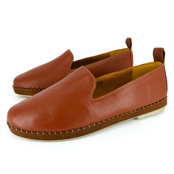 Solwezi : Ladies Leather Shoe in Suede Cayak