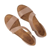 Nompempe : Ladies Leather High-Heel Sandal in Timber Cayak