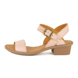 Kangcono : Ladies Leather Sandal in Rose Cayak