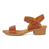 Kangcono : Ladies Leather Sandal in Suede Cayak