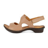 Gadla : Ladies Leather Sandal in Timber Cayak