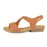 Bazaruto : Ladies Leather Sandal in Oak Cayak