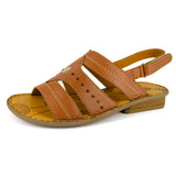 Marico : Ladies Leather Sandal in Oak Nappa