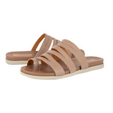 Abuye : Ladies Leather Sandal in Timber Cayak