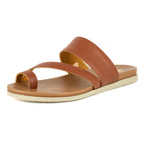 Ningizimu : Ladies Leather Sandal in Suede Cayak