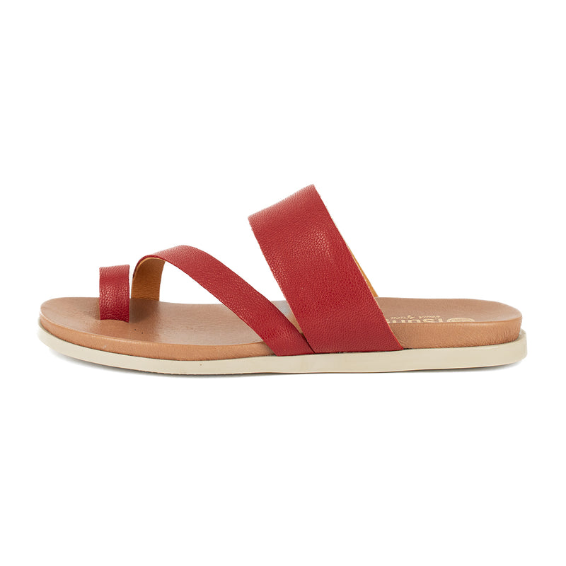 Ningizimu : Ladies Leather Sandal in Valentine Cayak