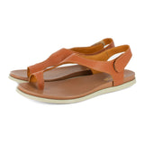 Ukumosa : Ladies Leather Sandal in Oak Cayak