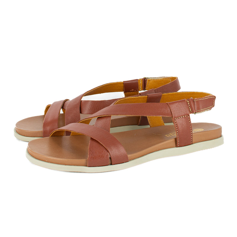 Sadani : Ladies Leather Sandal in Suede Cayak