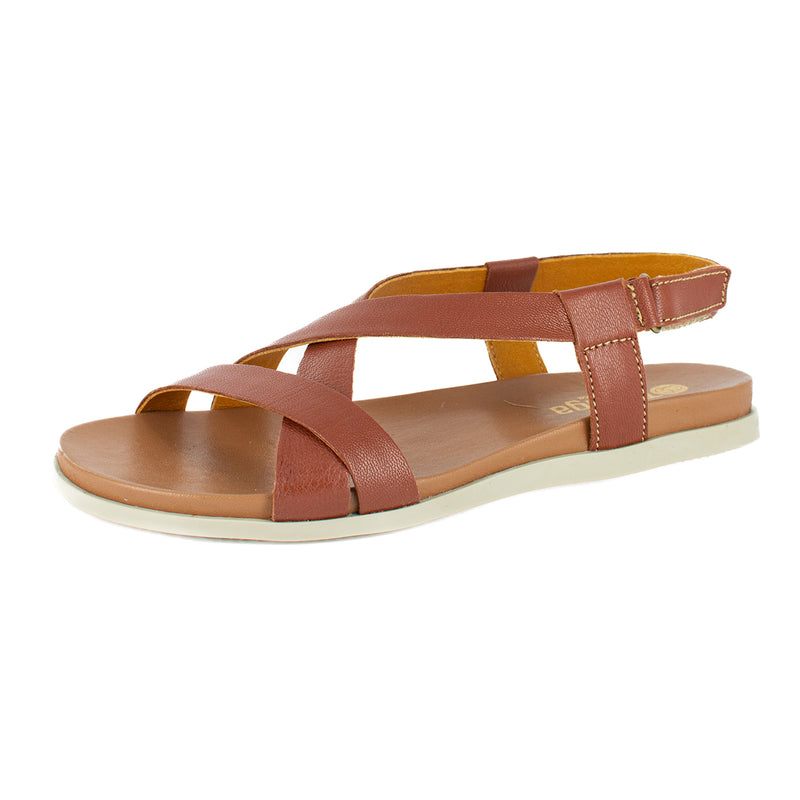 Sadani : Ladies Leather Sandal in Suede Cayak