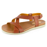 Sadani : Ladies Leather Sandal in Suede Cayak