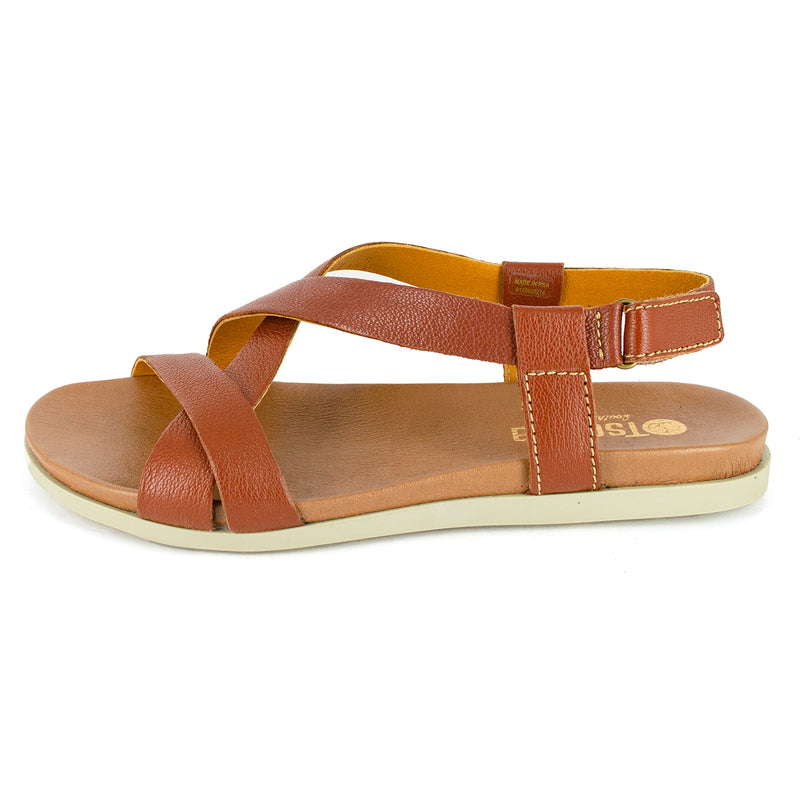 Sadani : Ladies Leather Sandal in Suede Cayak