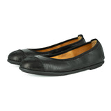 Mabuyana : Ladies Leather Pump in Black Cayak Black Spirit