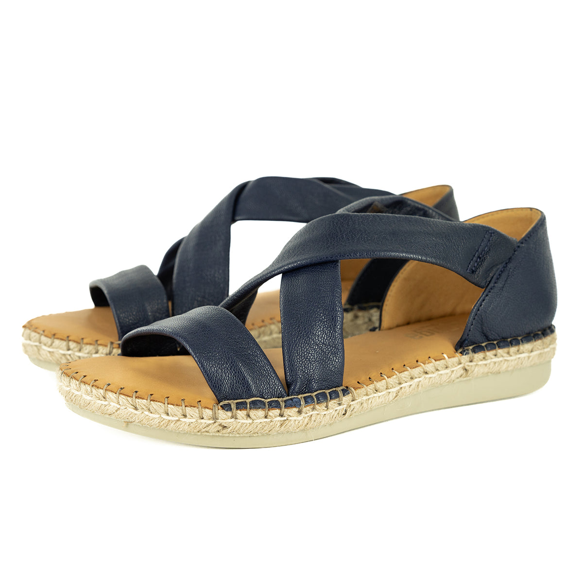 Elile Women - Handmade Suede Women's Sandals - hotsell Tan/Black/Blue