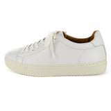 Tugela : Mens Leather Sneaker in White Cayak