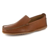 Banakho : Mens Leather Moccasin in Oak Natan