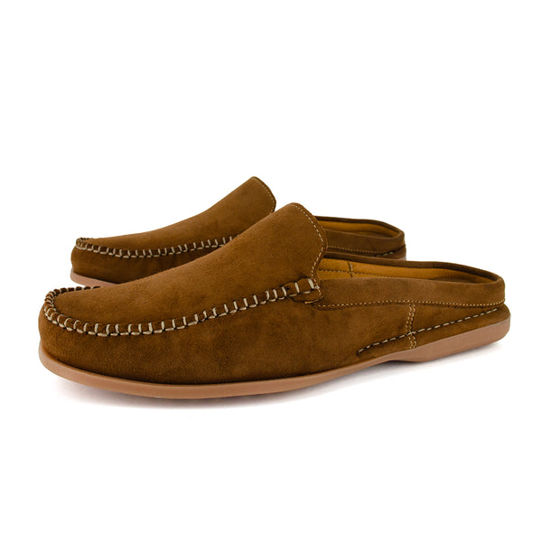 Bakgatla : Mens Leather Mule in Donkey Velutto