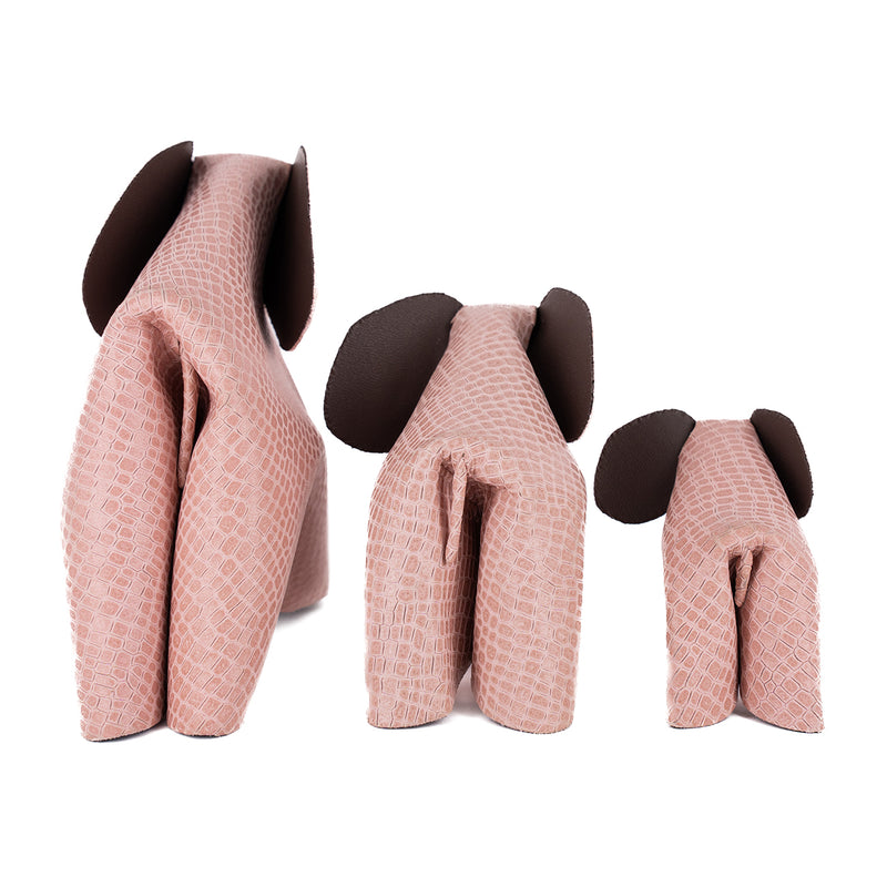 Peaches : Medium Elephant Family Accessory in Foster Leather