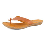 Ishadi : Ladies Leather Tslops Sandal in Oak Cayak