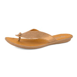 Ishadi : Ladies Leather Tslops Sandal in Beige Spirit