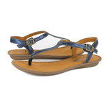 Khuthaza : Ladies Leather Tslops Sandal in Spazio Grid