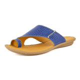 Ligoma : Ladies Leather Tslops Sandal in Turbine Coco Lux