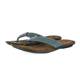 Umhlanga : Mens Leather Tslops Sandal in Denim Natan