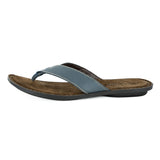 Umhlanga : Mens Leather Tslops Sandal in Denim Natan