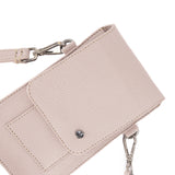 Lupita : Ladies Leather Crossbody Purse in Rose Cayak