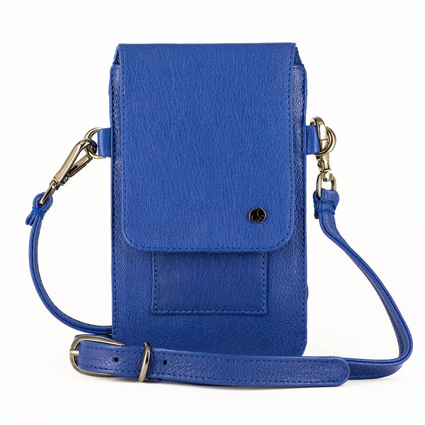 Lupita : Ladies Leather Crossbody Purse in Turbine Cayak